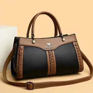 2024 New Trendy Lunxury Woman High Quality Leather Handbags for Ladies Soft Leather Women Shoulder Bags Large Woman Bags