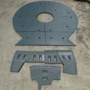 Concrete Mixer Wear Blades Wear Resistant Parts For Concrete Mixers Wear Resistance Castings