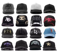 Casquette de baseball tendance de marque de mode, style américain et européen, en coton, 6 panneaux, réglable, casquettes brodées personnalisées