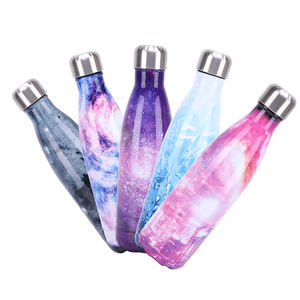 Botella de Agua de Acero Inoxidable de 500 ml con Diseño de Universo Rosa, Botella de Agua para Fitness - Product Image 6