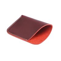 Dompet Kulit Asli Terbuka Portabel Grosir Minimalis Kulit Crazy Horse Vintage Unisex Kasual Kulit Sapi Tempat Kartu