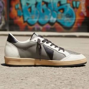 Chaussures de sport décontractées pour hommes en cuir véritable de luxe haut de gamme avec lacets et motif géométrique, printemps/hiver - Product Image 5