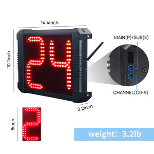 LED Digital Placar De Basquete & Programa de <span class=keywords><strong>2</strong></span> Unidades 14/24/30 Segundos Tiro Relógio com Controle Remoto & Tripé & Buzzer - Product Image 3