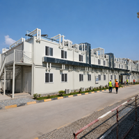 Nouvelle conception de maison conteneur mobile préfabriquée, maison conteneur moderne de 20 pieds en kit, vente chaude