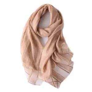 New Fashionable Korean Style Floral Printed Silk Blended Scarf Women's Dual-Purpose Long Winter Shawl/Scarf for Autumn & Winter