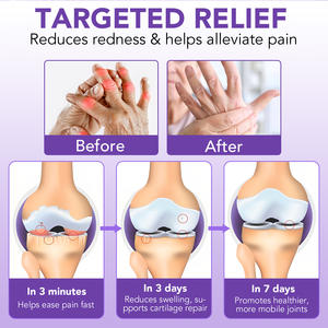 كريم إيلايمي الموضعي لتخفيف آلام الظهر والكتفين والرقبة والركبتين والمفاصل والعضلات، جل تدليك مهدئ للجسم - Product Image 4