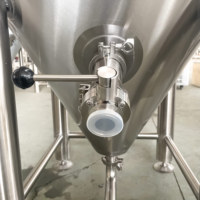 Cuve de Fermentation Personnalisable 3,5 BBL en Acier Inoxydable 304 pour Bière Artisanale avec Enveloppe de Refroidissement PT-100 en Promotion