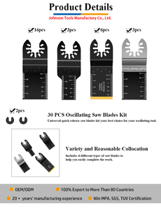 30 adet profesyonel evrensel titanyum salınan testere bıçakları tutuşunu çok araç bıçakları kitleri iç<span class=keywords><strong>in</strong></span> ahşap plastik Metal - Product Image 3