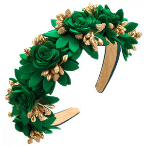 Dulce tela antideslizante diadema Navidad corona flor accesorios para el cabello para Festival <span class=keywords><strong>boda</strong></span> - Product Image 2