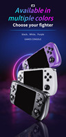 Nouvelle console de jeu vidéo portable H36S rétro avec écran IPS de 3,5 pouces, système Linux, batterie de 3000 mAh, lecteur vidéo 64 Go