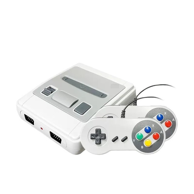 SFC Retro Game Console Red White Mini TV Game Console 8-Bit Wired 8GB Memory 620 Built-in Games AV Cable Controller