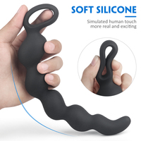 Jouets anaux en silicone souple S-hande pour femmes et hommes, masseur de prostate, gode long, plug anal, perles anales