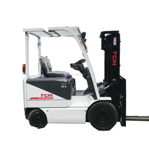 Montacargas Eléctrico Usado TCM 20 de 2 Toneladas, Modelo 2023, 4WD, Neumáticos Sólidos, Altura de Elevación de 3m, Mástil de Dos Etapas, 1 Año de Garantía, Motor Potente - Product Image 1