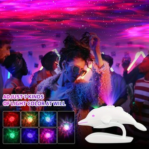 Dolphin Starry Sky Projection Lamp Starry Sky Projection Atmosphere Lamp Bedroom Night <b>Light</b> <b>for</b> Bar <b>Gaming</b> <b>Room</b> Decorative Lamp - Product Image 2