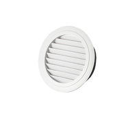 Diffuseur d'air rond en aluminium, grille murale à 220 degrés, buse de Jet, accessoire pour la construction de bureau