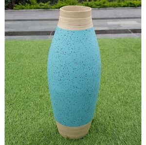 Lot de Vases en Bambou Filé en Gros, Forme Personnalisée, Vase Décoratif en Bambou avec Poignée Optionnelle, OEM ODM pour la Décoration Intérieure - Product Image 5