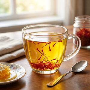 Azafrán Rojo Puro de Primera Calidad, Seco, Crudo, Grado 3A, Super Negin, <span class=keywords><strong>para</strong></span> Té, <span class=keywords><strong>Paella</strong></span>, Arroz y Postres (1.0 Gramos) - Product Image 4