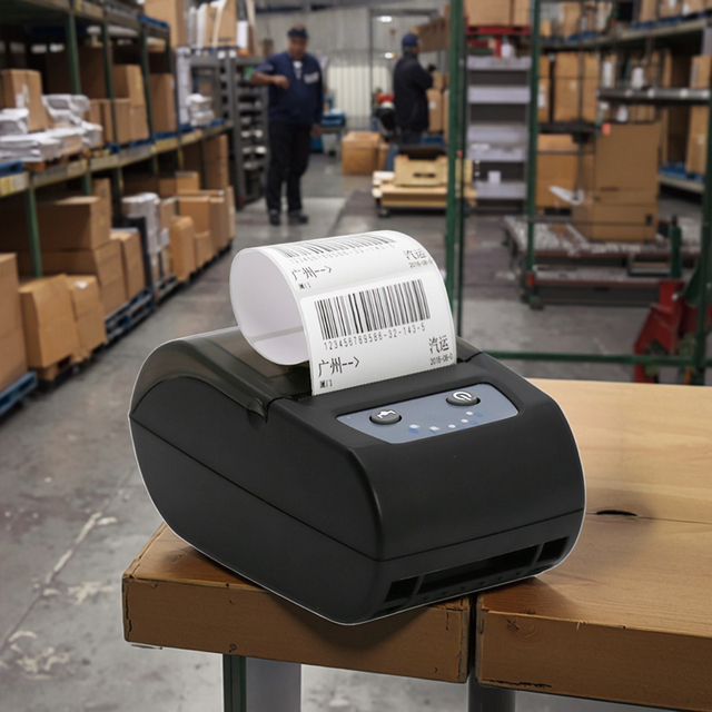 Durable 58mm Portable POS Receipt Thermal Printer Wireless Mini Mobile Pocket Printers Shipping Label Printers