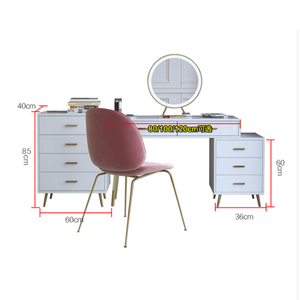 Table de maquillage avec miroir, fabriquée en Chine, pour la maison - Product Image 5