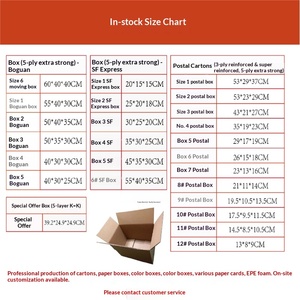 Stock Large Extra Hard Corrugated Foldable Carton Boxes for Postal Moving <strong>Express</strong> Shipping Packaging Logistics-Customizable - Product Image 3