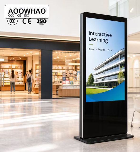 OEM ODM Explosion-proof Tempered Glass 32-100 Inch LCD Interactive Advertising Kiosk Display for Commercial Retail and Store