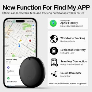 Localizzatore <span class=keywords><strong>GPS</strong></span> 4G per Animali Domestici Compatibile con <span class=keywords><strong>Apple</strong></span> Find My, Impermeabile IP67, in Plastica, Batteria di 1 Anno di Durata - Product Image 2