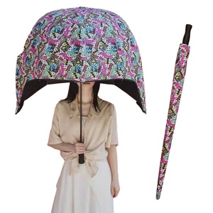 UV Resistant Competition Helmet <b>Umbrella</b> Dome Shape <b>Windproof</b> Rainproof Coverage for All Seasons - Product Image 2