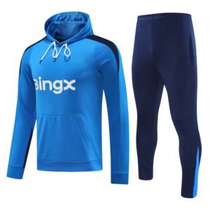 Chándal de Entrenamiento con Cremallera Completa, Manga Larga, Patrón Repujado, Uniforme de Fútbol, Sudadera con Capucha 25/26, Clubes Europeos, Otoño Invierno - Product Image 4