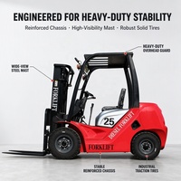 Chariot élévateur diesel de haute qualité de 2,5 tonnes pour le chargement et le déchargement de marchandises en entrepôt, opération de conteneurs, prix d'usine compétitif