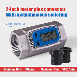高精度<span class=keywords><strong>1</strong></span>インチ電子ディーゼル燃料油流量計小型電子デジタルガソリンスタンド流量計タービン流量計 - Product Image 2
