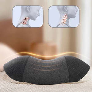 Tissu profond pétrissage colonne cervicale Traction cou civière chauffage électrique Vibration dos <span class=keywords><strong>taille</strong></span> cou Massage oreiller - Product Image 1