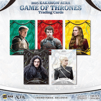 Kakawow AURA Jeu de cartes à collectionner officiel Game of Thrones, ensemble de cartes à échanger sous licence, nouveau