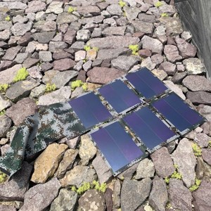 Módulo de Panel Solar Fotovoltaico Flexible con Camuflaje Selvático para Expediciones Silvestres - Product Image 5