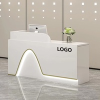 Table de bar petite et minimaliste, moderne, pour supermarché de vêtements, salon de beauté et de coiffure, réception d'entreprise
