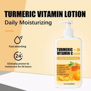 Loción Corporal Humectante e Iluminadora con Cúrcuma y Vitamina C de 150 ml, para el Cuidado Diario de la Piel (Oferta) - Product Image 2