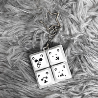 Porte-clés anti-stress en forme d'ours, style dessin animé, impression UV, personnalisable avec logo, pour breloque de sac