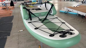 Drop Stitch Inflatable Fishing Boat with Seats SUP-Kayak Hybrid for Solo Anglers, Water Sports Enthusiasts - Product Image 4