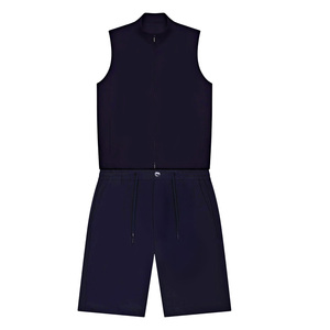 Gingtto เสื้อกั๊กสูท2ชิ้นสำหรับผู้ชาย, ชุดวอร์มเทคโนโลยี - Product Image 5