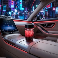 Diffuseur de parfum électronique multifonctionnel en verre, moderne, pour voiture et maison, désodorisant USB longue durée