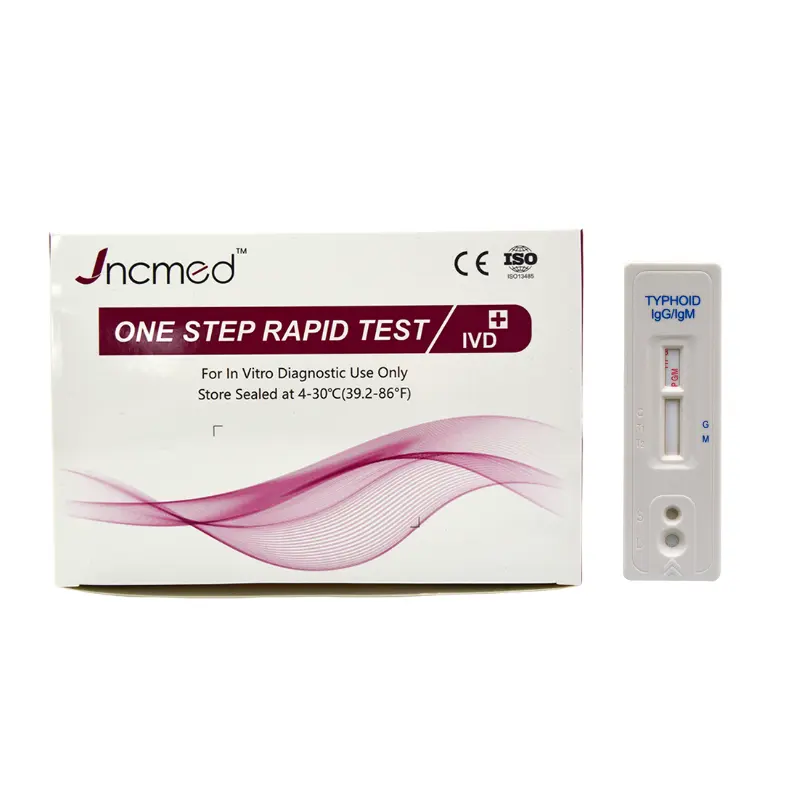 Prelievo Igg Igm Test sgabello tifoide Test antigene anticorpo Kit per Test tifoide in un solo passaggio antigene rapido