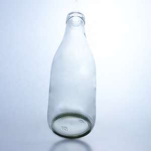 Botella Redonda de Vidrio para Bebidas, Leche, 500ml, 550ml, 600ml, 650ml, Capacidad Personalizada, Servicio OEM ODM - Product Image 2