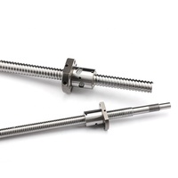 Ball Screw Sfu1204 1605 2005 2505 1000mm Baja Tahan Karat Presisi Tinggi dengan Bearing untuk Sistem Otomasi Mesin CNC