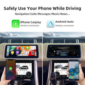 Radio Stereo mobil navigasi GPS 12.3 inci, Radio mobil navigasi GPS untuk Land Range Rover Sport L494 2014-2017 <span class=keywords><strong>Android</strong></span> dengan layar IPS layar CarPlay <span class=keywords><strong>Android</strong></span> Auto - Product Image 4