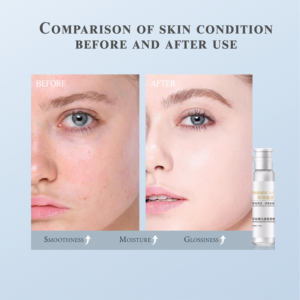 Kamiyan เซรั่มเปปไทด์แห้งโลโก้แกะแกะกำหนดเองเติมกรดไฮยาลูโรนิกต่อต้านริ้วรอยสำหรับใบหน้าเอสเซนส์สำหรับคืนวัน - Product Image 3