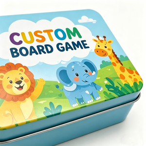 Manufacturer Custom Printing Design Children Board Game Vietnam Factory Playingg <b>Card</b> Deck for Kids Teens Icebreak with Tin Box - Product Image 5