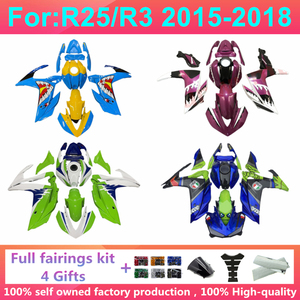 Kit completo de carenado para motocicleta, apto para R25 R3 2015 2016 2017 2018, kit de carenados de inyección, juego de carrocería Zxmt R25/R3 2015 - Product Image 3