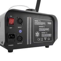 Machine à fumée LED SHEHDS 1500W pour mariage, DJ, éclairage de scène, télécommande sans fil, machine à fumée en fer, équipement d'effets pour discothèque
