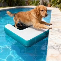 Rampe gonflable antidérapante pour chien pour un accès sûr et facile à l'eau pour la maison et la mer pour les piscines de bateaux, les lacs et les quais
