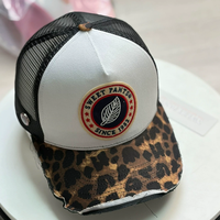 Gorra de béisbol Sweet Pants Home Run Trucker, estilo vintage, de lona desgastada, con visera a cuadros, ajustable y transpirable