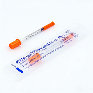 <span class=keywords><strong>Jeringa</strong></span> de <span class=keywords><strong>insulina</strong></span> desechable para mascotas de 0.5ML <span class=keywords><strong>U100</strong></span> 1cc calibre 31 de 516 pulgadas, con tapa rosa y aguja 29G/30G/31G, empaquetada individualmente - Product Image 3